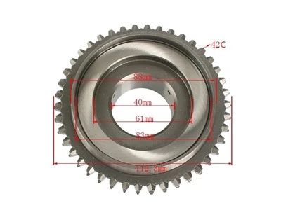 Rhannau Fforch godi 12493-42081 / 15573-42081 Gear, Siafft Cownter Cyflymder Uchel Ar gyfer Hl, Cpcd10 ~ 30