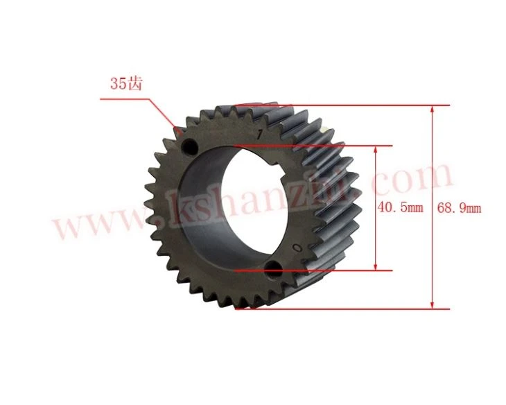 Rhannau Fforch godi C240 Gear Rhan Crankshaft Rhan Rhif 5-12521-025-0, Rhannau Oem, Ansawdd Da, Mewn Stoc